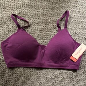 ThirdLove Plum Wireless Comfort Bra - Deep Purple